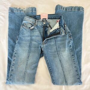 Revice Denim Jeans Venus Star Flare Women's Size 25 Medium Wash Blue High Rise